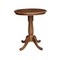 International Concepts Round 30 in Rd Top Pedestal Table, 2 Emily Counter Ht Stools, Distressed Oak, 30 in W, 30 in L, Wood K42-30RT-6B-S6172-2 - alternate 4